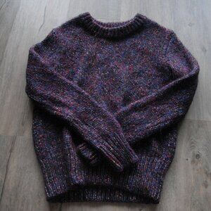 Women's Madewell XXS Sweater Purple Glitter Sparkly Knit